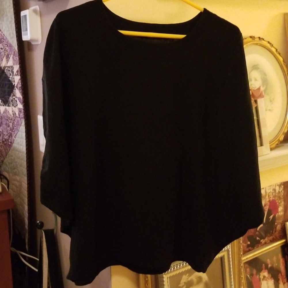 Linen like full top.